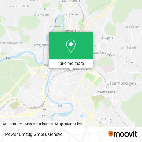 Power Umzug GmbH map