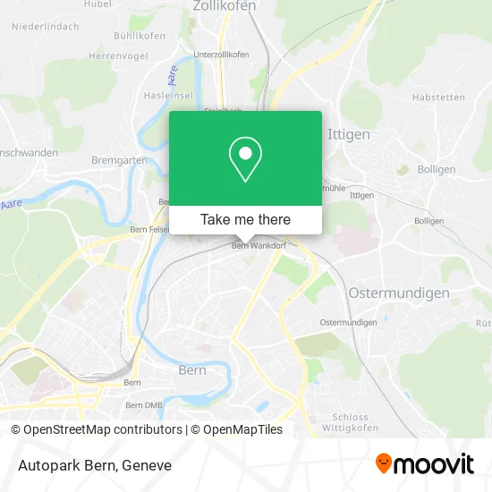 Autopark Bern map