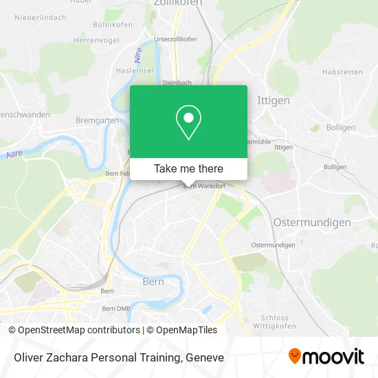 Oliver Zachara Personal Training map