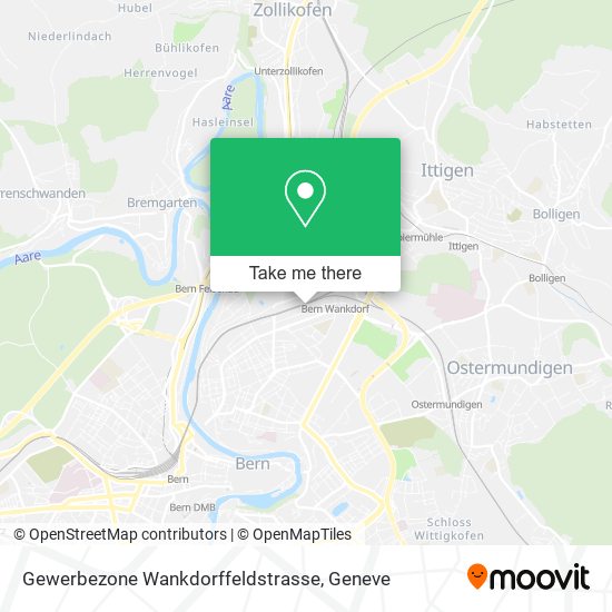 Gewerbezone Wankdorffeldstrasse map