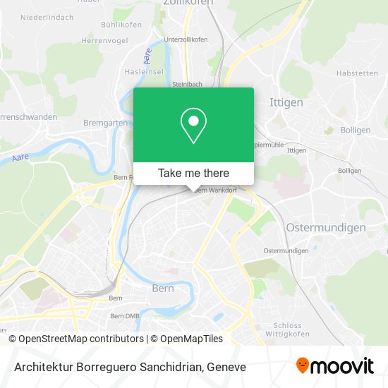 Architektur Borreguero Sanchidrian map