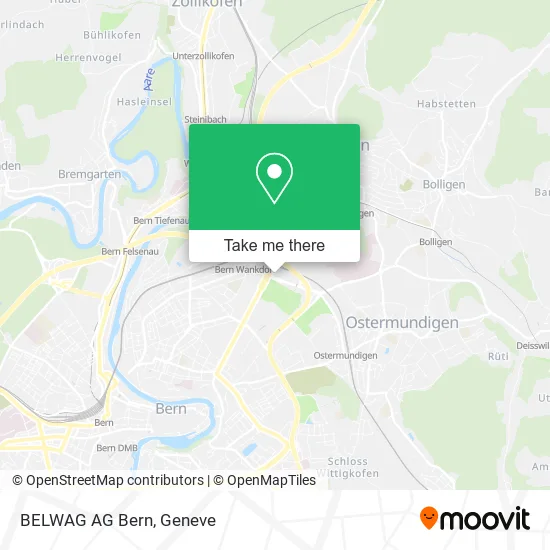 BELWAG AG Bern map