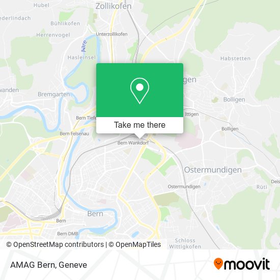 AMAG Bern map