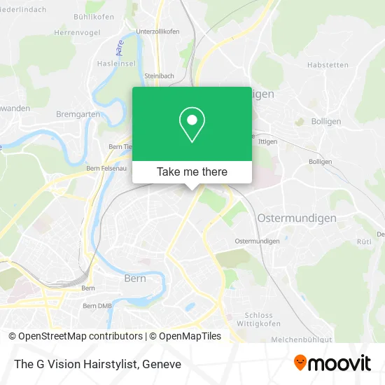 The G Vision Hairstylist map