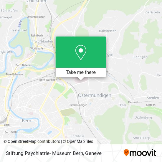 Stiftung Psychiatrie- Museum Bern map