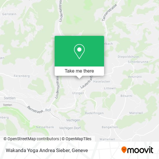 Wakanda Yoga Andrea Sieber map