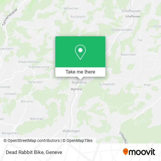 Dead Rabbit Bike map