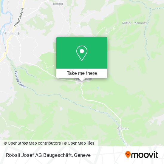 Röösli Josef AG Baugeschäft map