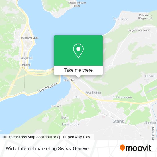 Wirtz Internetmarketing Swiss Karte
