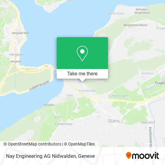 Nay Engineering AG Nidwalden map