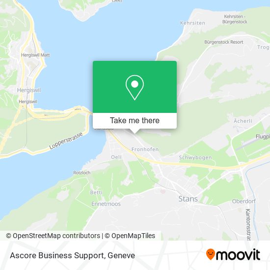 Ascore Business Support map