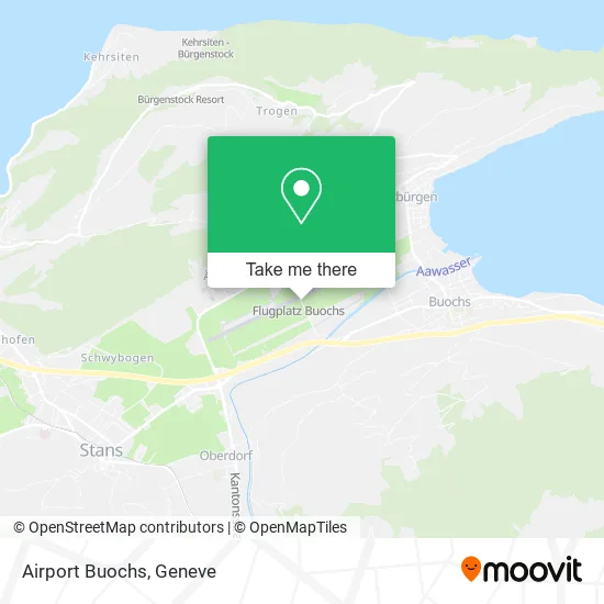 Airport Buochs map