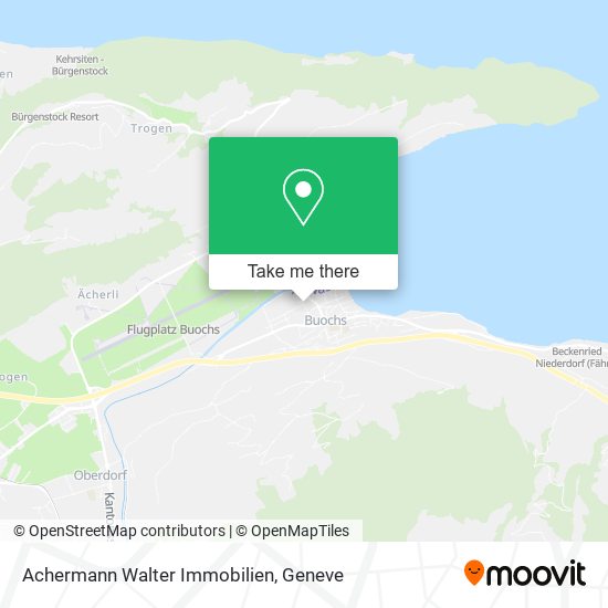Achermann Walter Immobilien map