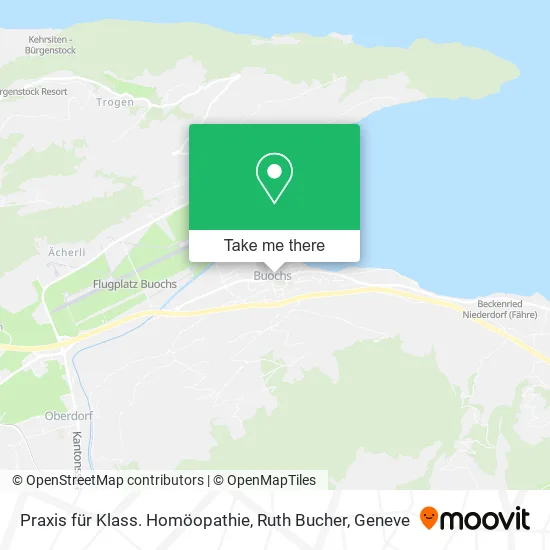 Praxis für Klass. Homöopathie, Ruth Bucher map