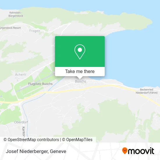 Josef Niederberger map