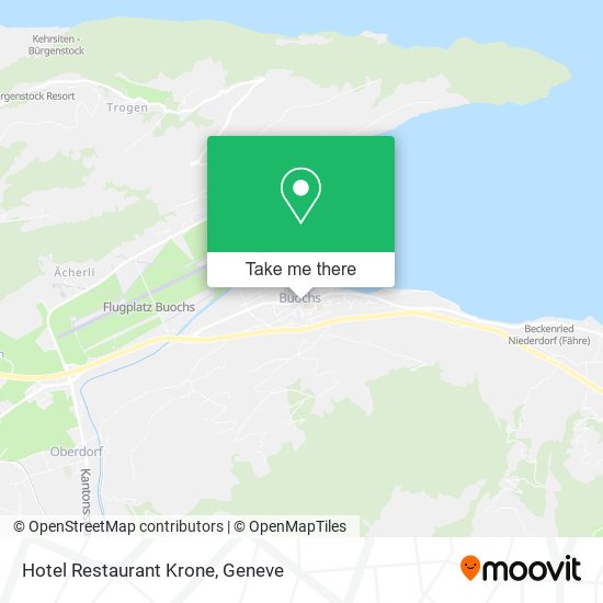 Hotel Restaurant Krone map