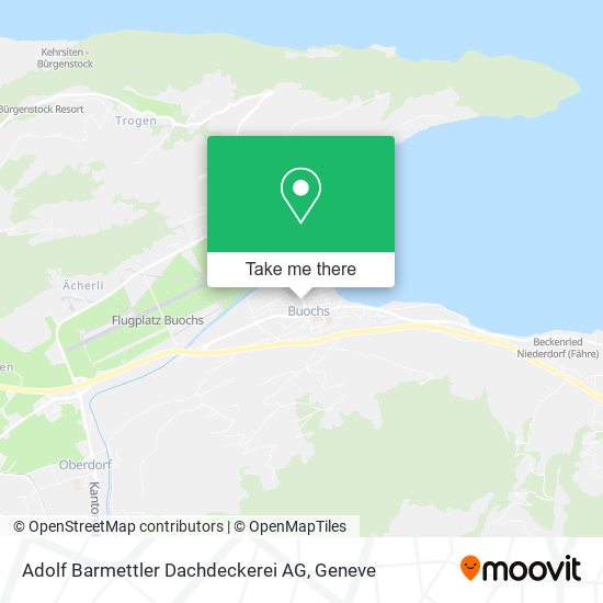 Adolf Barmettler Dachdeckerei AG map