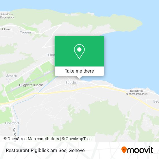 Restaurant Rigiblick am See map