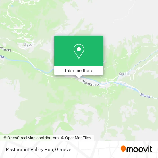 Restaurant Valley Pub map