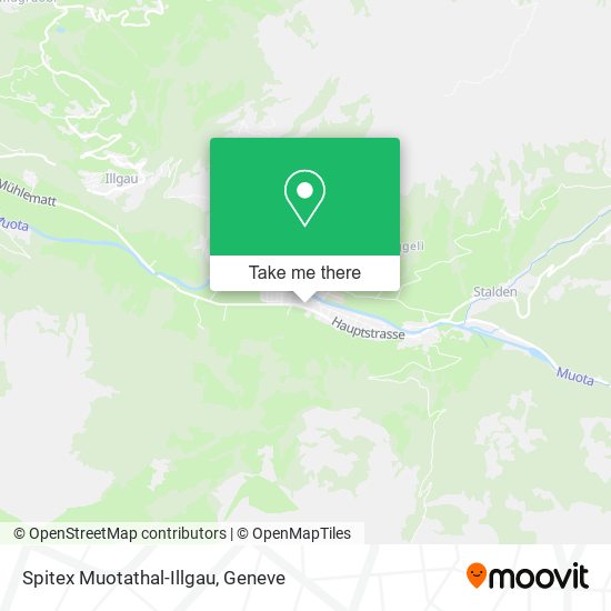 Spitex Muotathal-Illgau map
