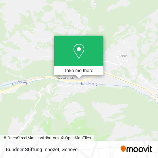 Bündner Stiftung Innozet map