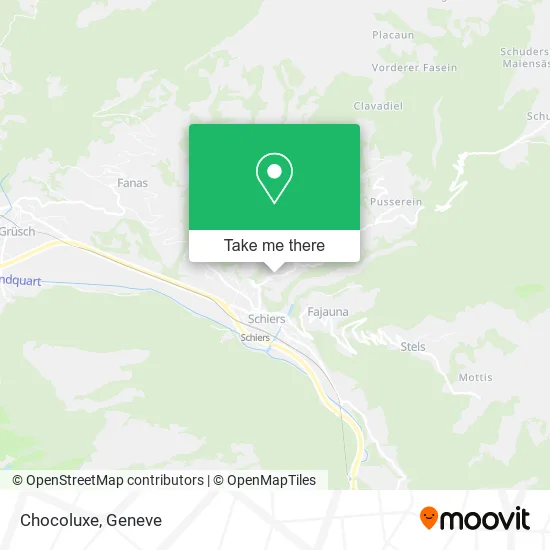 Chocoluxe map