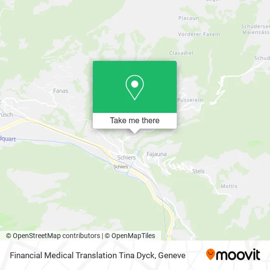 Financial Medical Translation Tina Dyck map