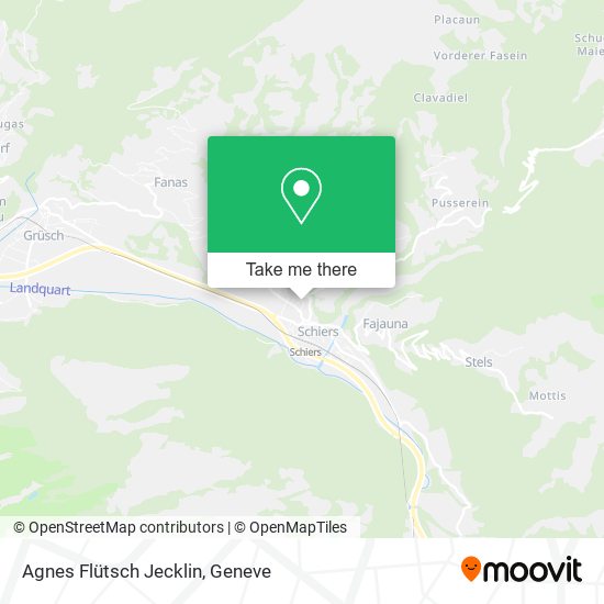 Agnes Flütsch Jecklin map