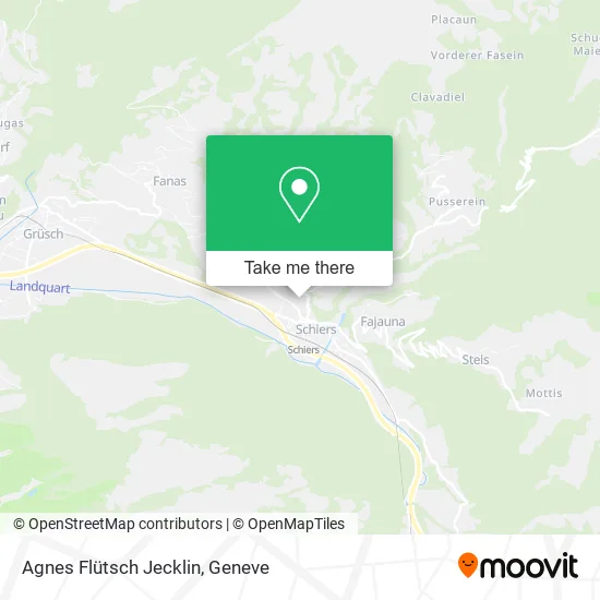 Agnes Flütsch Jecklin map
