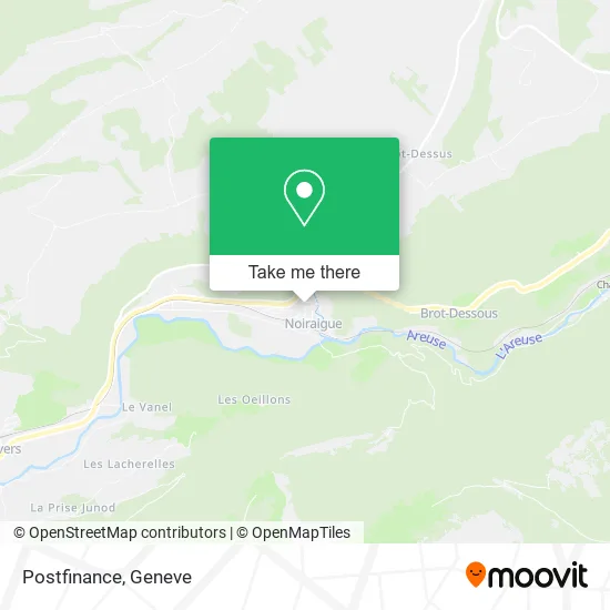 Postfinance map