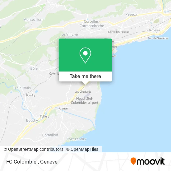 FC Colombier map