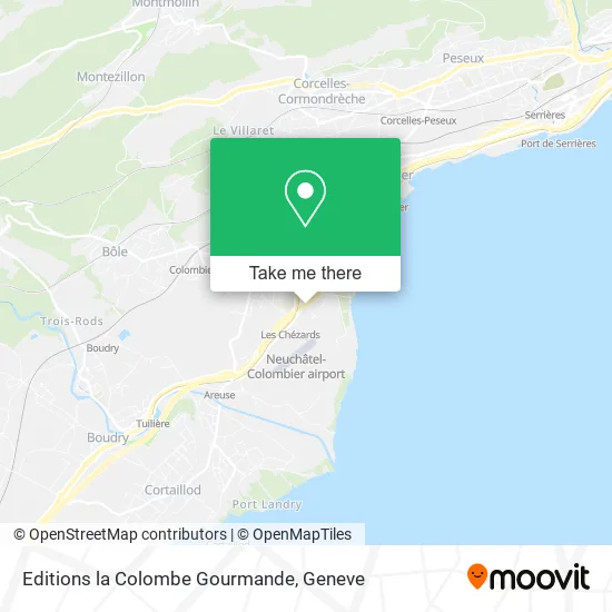 Editions la Colombe Gourmande map