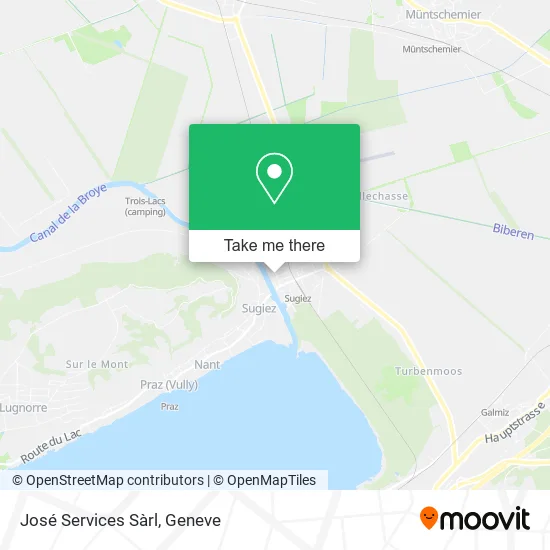José Services Sàrl map