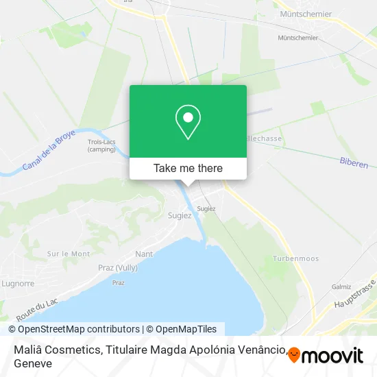 Maliâ Cosmetics, Titulaire Magda Apolónia Venâncio map
