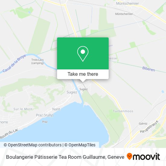 Boulangerie Pâtisserie Tea Room Guillaume map