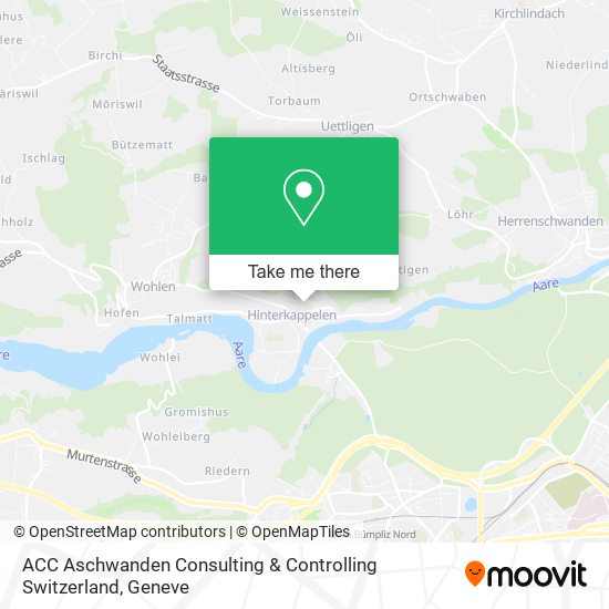 ACC Aschwanden Consulting & Controlling Switzerland map