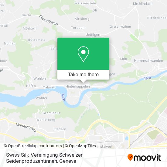 Swiss Silk-Vereinigung Schweizer Seidenproduzentinnen map