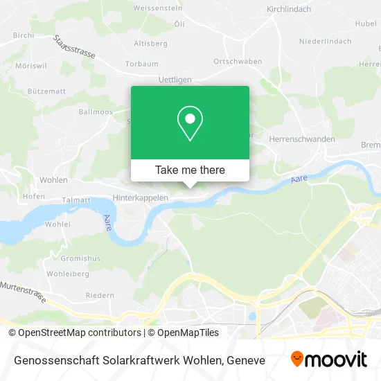 Genossenschaft Solarkraftwerk Wohlen map