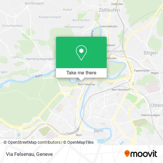 Via Felsenau map