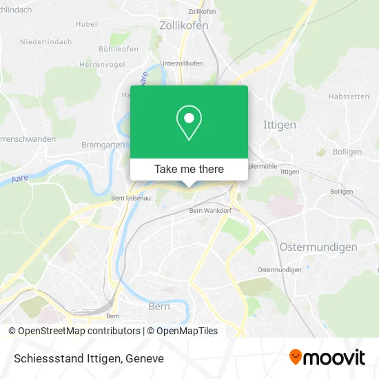 Schiessstand Ittigen map