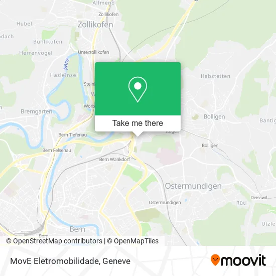 MovE Eletromobilidade map