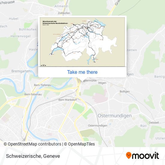 Schweizerische map