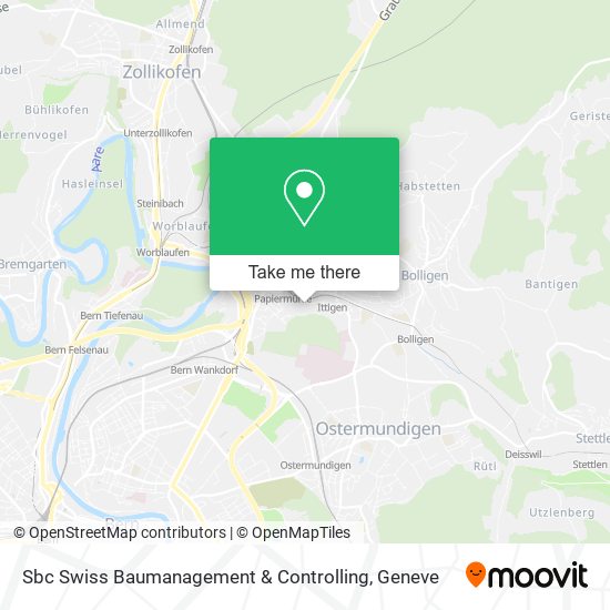 Sbc Swiss Baumanagement & Controlling map