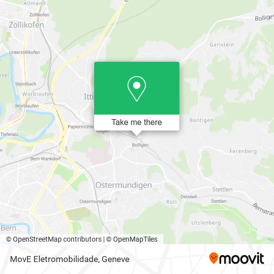 MovE Eletromobilidade map