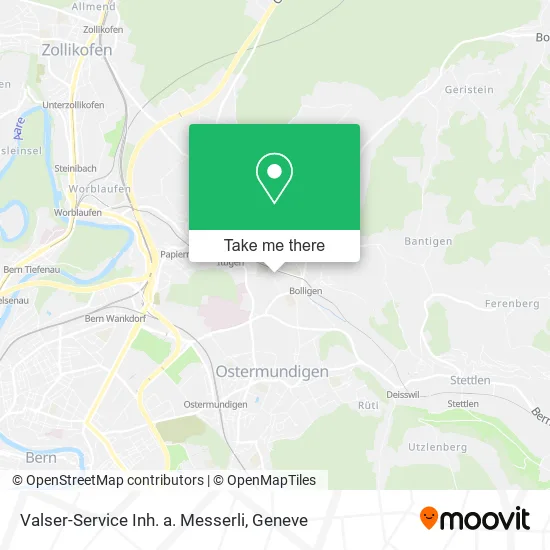 Valser-Service Inh. a. Messerli map