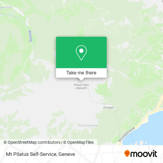Mt Pilatus Self-Service map
