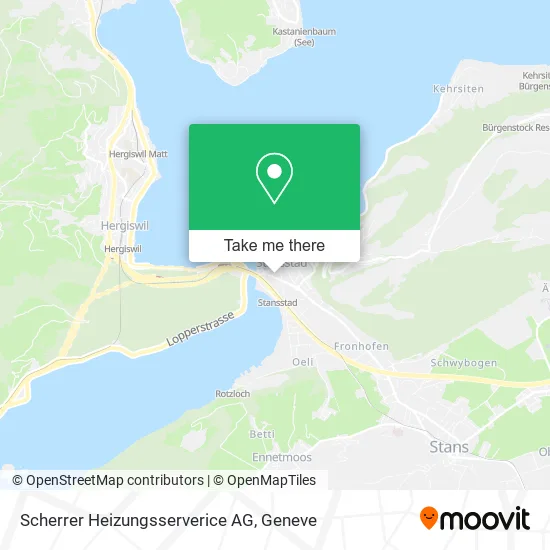 Scherrer Heizungsserverice AG map