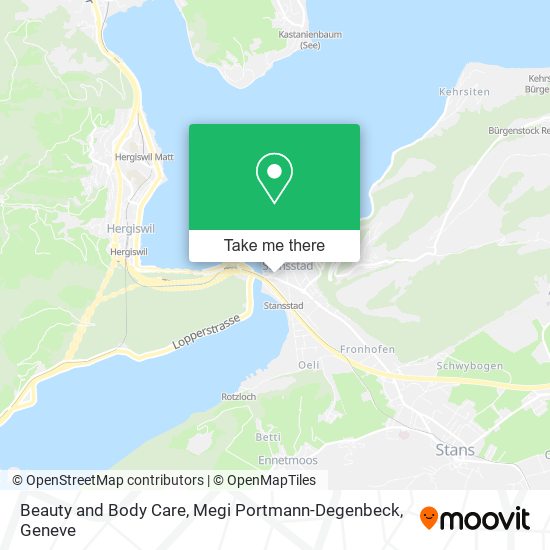 Beauty and Body Care, Megi Portmann-Degenbeck map