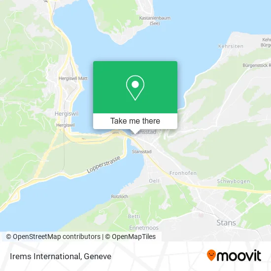 Irems International map