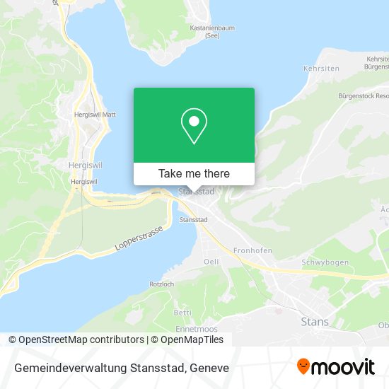 Gemeindeverwaltung Stansstad map